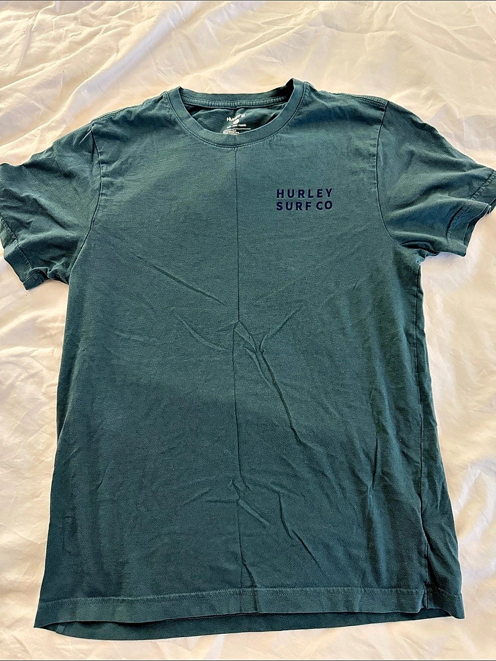 Hurley Surf Co Graphic T-Shirt Green Small